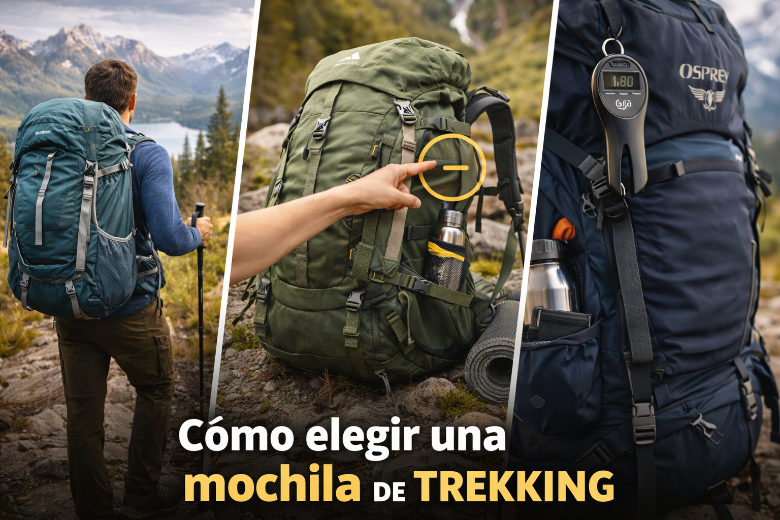 Cómo ajustar correctamente una mochila de trekking para distribuir el peso
