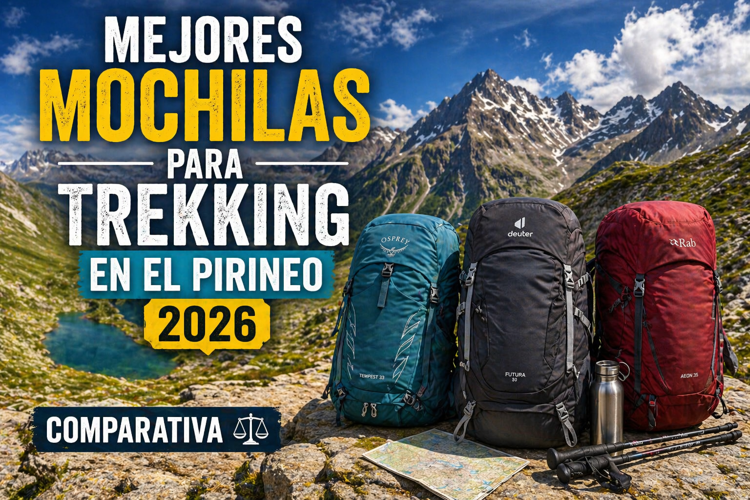 Las mejores mochilas para trekking en el Pirineo 2026
