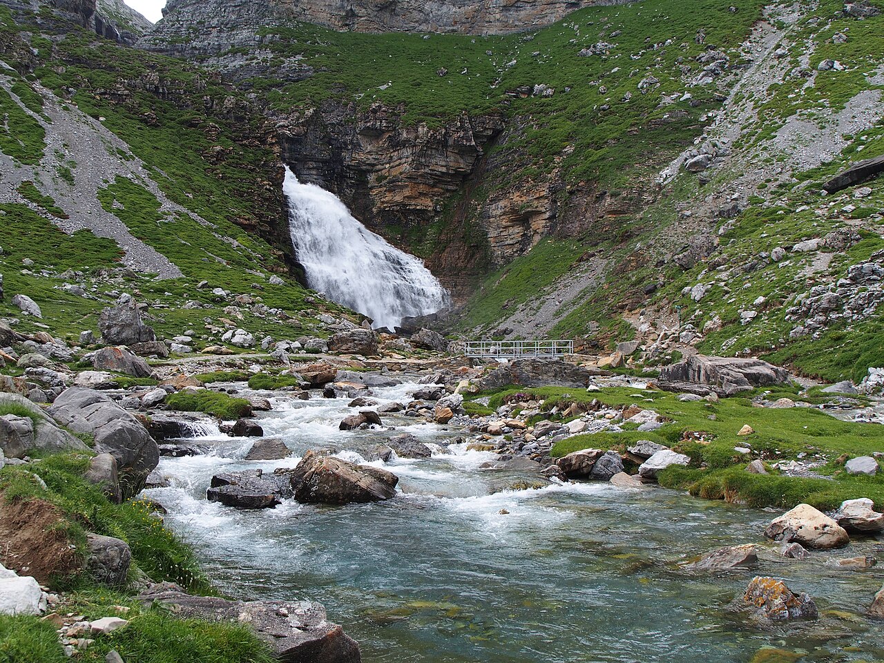 Cascada de la Cola de Caballo en el Parque Nacional de Ordesa
