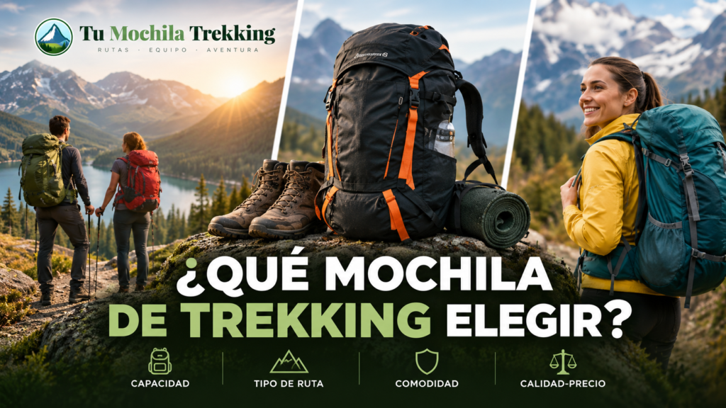 Cómo elegir una mochila de trekking