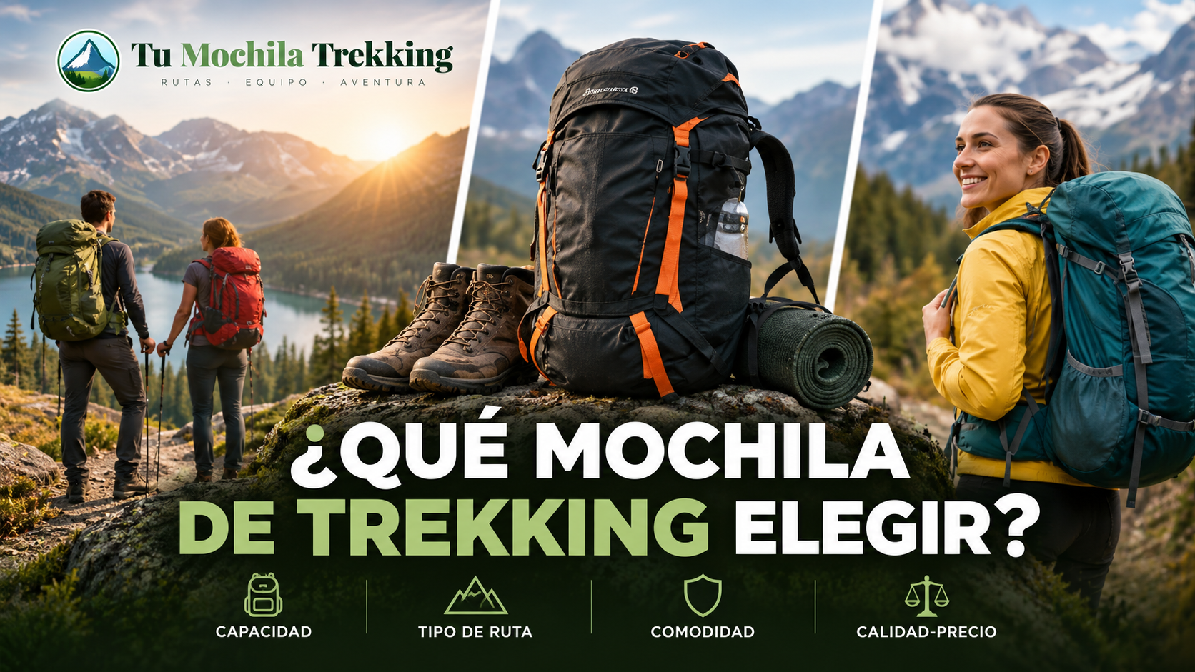 Cómo elegir la mochila de trekking perfecta según tu tipo de ruta