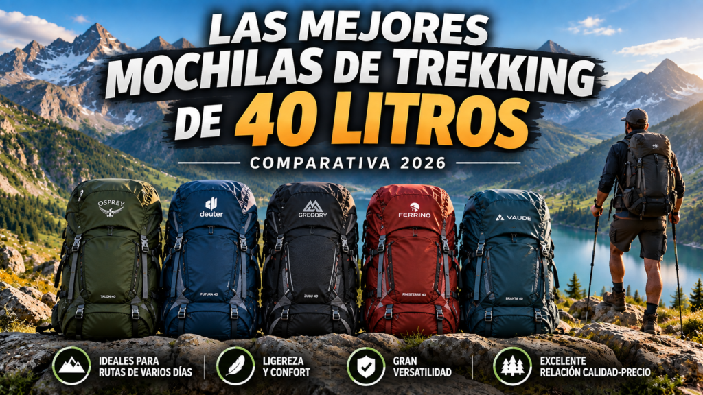 Mejores mochilas de trekking de 40 litros 2026