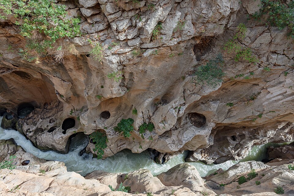Vistas del río Guadalhorce desde el Caminito del Rey